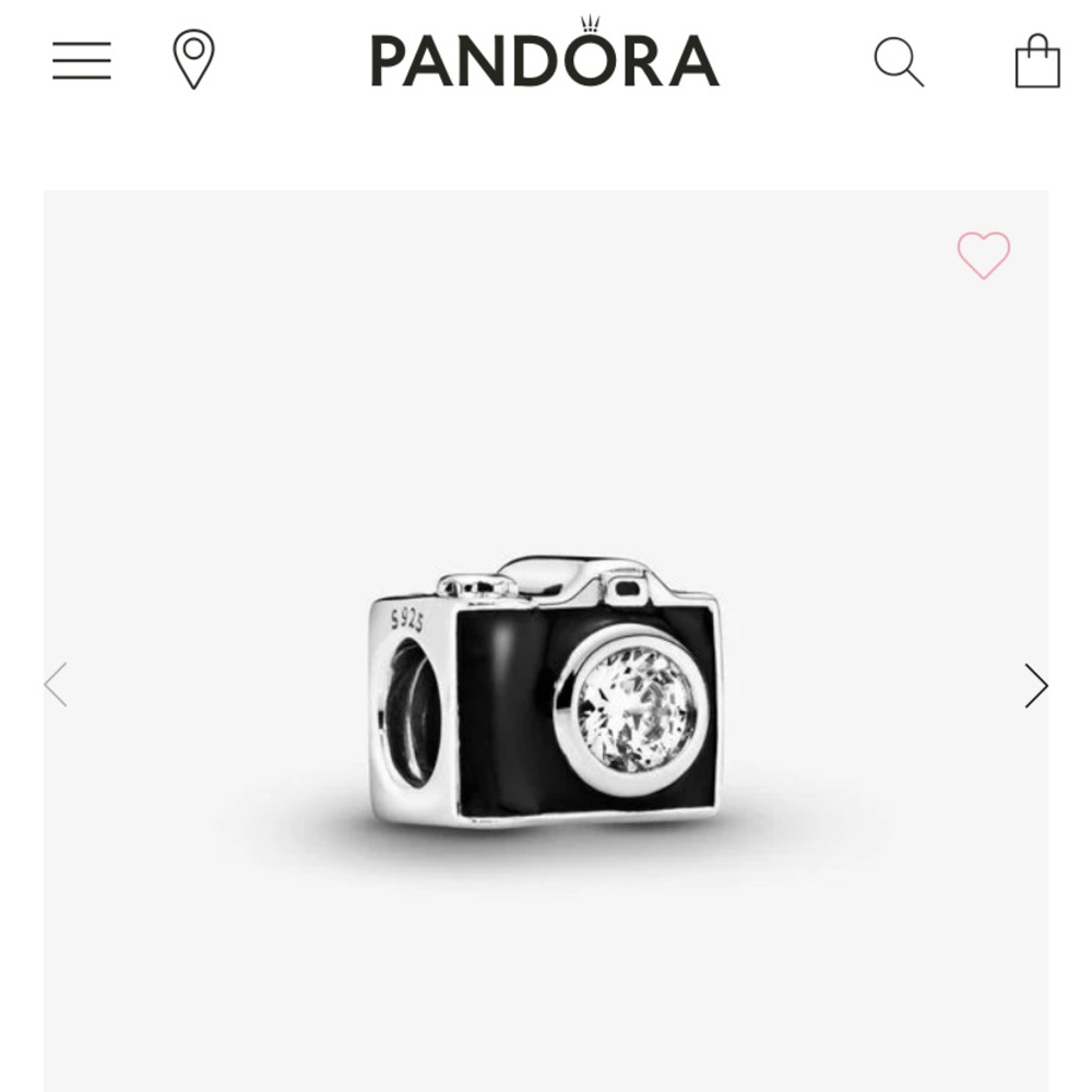 Camera Pandora charm